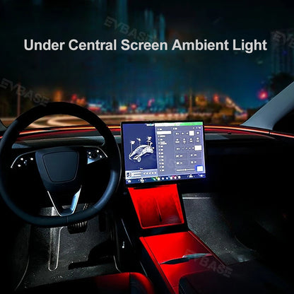 Tesla Model 3 Highland Ambient Lighting Kits Center Console Dashboard RGB LED Strip