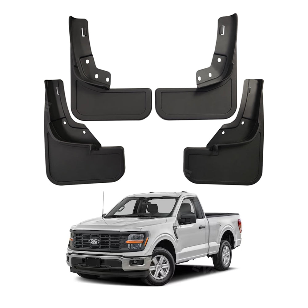 Ford F150 Lightning Mud Flaps Splash Guard Body Protection No drilling Fender