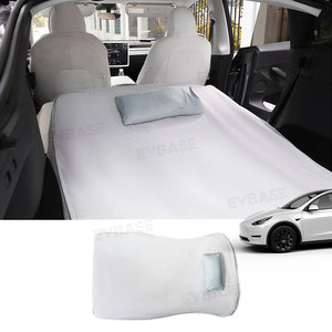 Tesla Model Y 3 Camping Mattress Memory Foam Sleeping Pad Mat With Fitted Sheet Pillow