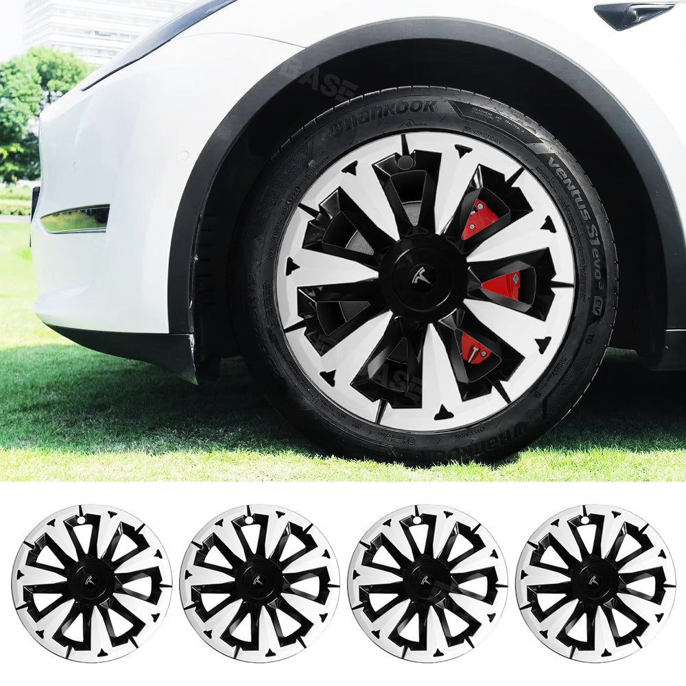 Tesla Model Y Wheel Covers Hubcaps Replacement Rim Protector Wheel Caps Attack Sport Style 4PCS