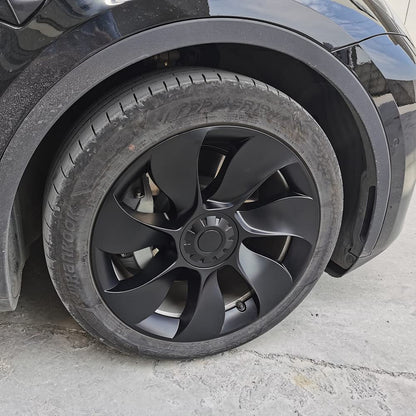 Model Y Überturbine Symmetric Wheel Cover 19 inch Turbine Left and Right Wheel Cap Model Y Matte