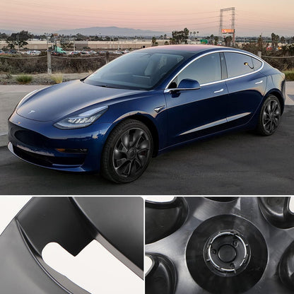 Model Y Überturbine Symmetric Wheel Cover 19 inch Turbine Left and Right Wheel Cap Model Y Matte