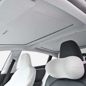 Tesla Model 3 Highland Retractable Sun Shade Glass Roof Window Roll Fabric Style Heat Insulation UV Protection