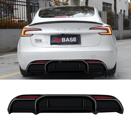 Tesla Model 3 Highland Rear Bumper Lip ABS Sport Body Kit Wing Spoiler Diffuser