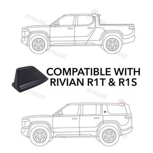 Rivian R1T/R1S Shark Fin Antenna Cover ABS Roof Aerial Accessories