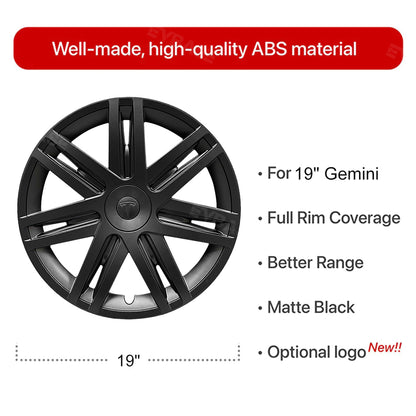 Tesla Model Y Wheel Covers 19 Inch ABS Hubcaps Rim Protector Gemini Wheel Caps