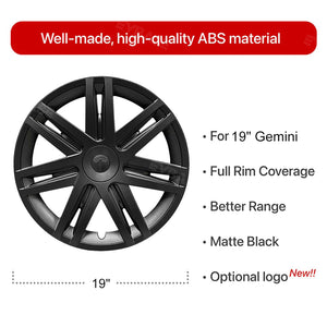 Tesla Model Y Wheel Covers 19 Inch ABS Hubcaps Rim Protector Gemini Wheel Caps