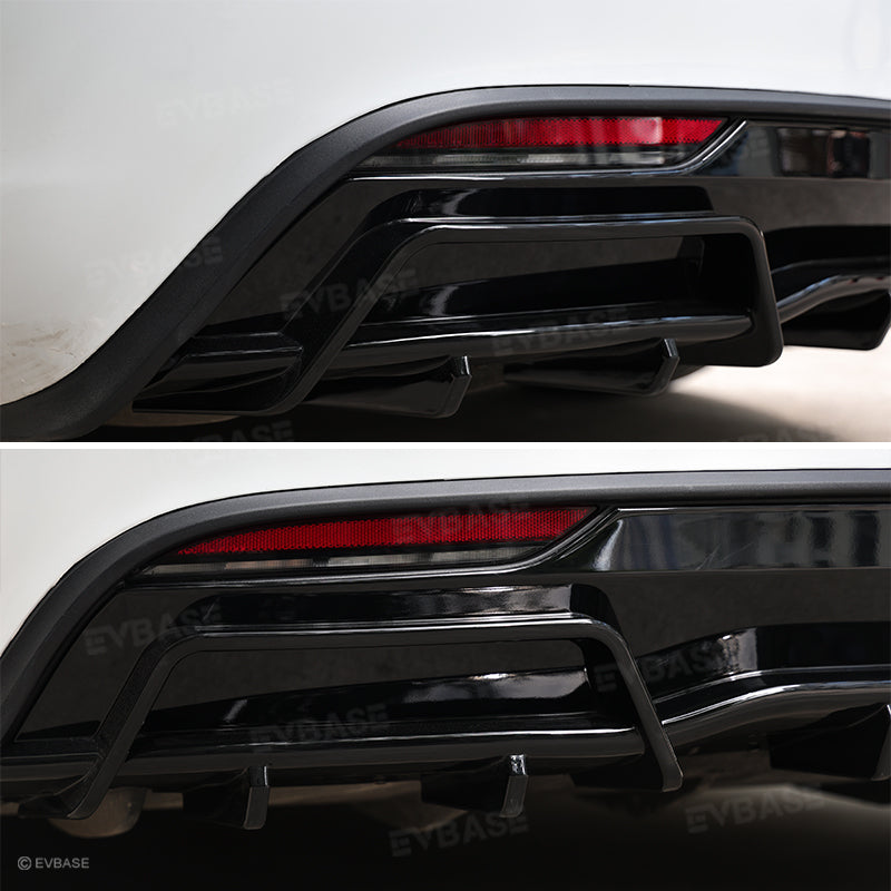 Tesla Model 3 Highland Rear Bumper Lip Wing Spoiler Diffuser ABS Sport Body Kit