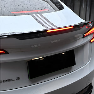 EVBASE Tesla Model 3 Y Spoiler Wing Rear Diffuser ABS Splitter Inspired By B-2 Spirit