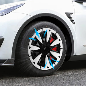 Tesla Model Y Wheel Covers Hubcaps Replacement Rim Protector Wheel Caps Attack Sport Style 4PCS