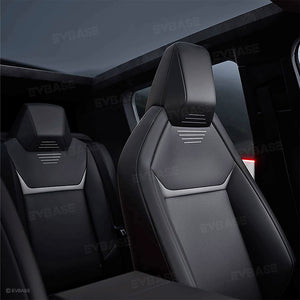 Cybertruck Custom Seat Covers NAPPA Leather All-Inclusive Seat Protector Gen 4.0 Tesla Interior Accessories