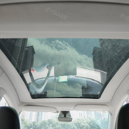 EVBASE Tesla Model Y Electric Automatic Shades Glass Roof Powered Sunshade Retractable Sunshade Model Y Accessories