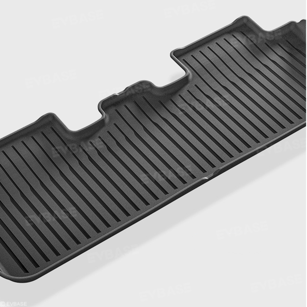 Tesla Model Y Juniper Floor Mat TPE Anti-Slip Trunk Mat Cargo Liner Back Seat Cover All Weather Protection