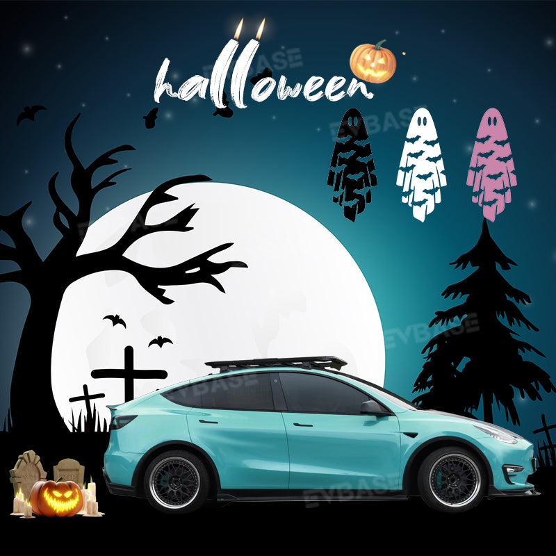 Halloween Rearview Mirror Decal Vinyl Stickers Car Accessories