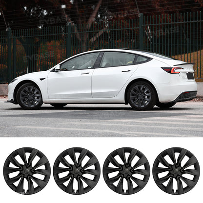 Model 3 Highland 19-Inch Wheel Covers For Nova Wheels Tesla Hub Caps Wheel Rim Protector EVBASE