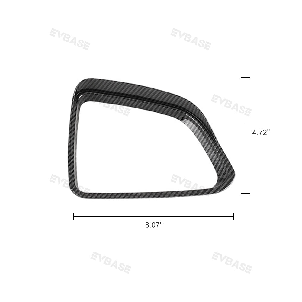 Tesla Model 3 Y Side Mirror Frame Trim ABS Rearview Mirror Rain Visor Eyebrow Cover