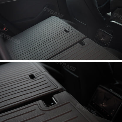 Tesla Model 3 Y Cargo Mat Cargo Liners 3D TPE All Weather Trunk Frunk Storage Mat(Set of 3)