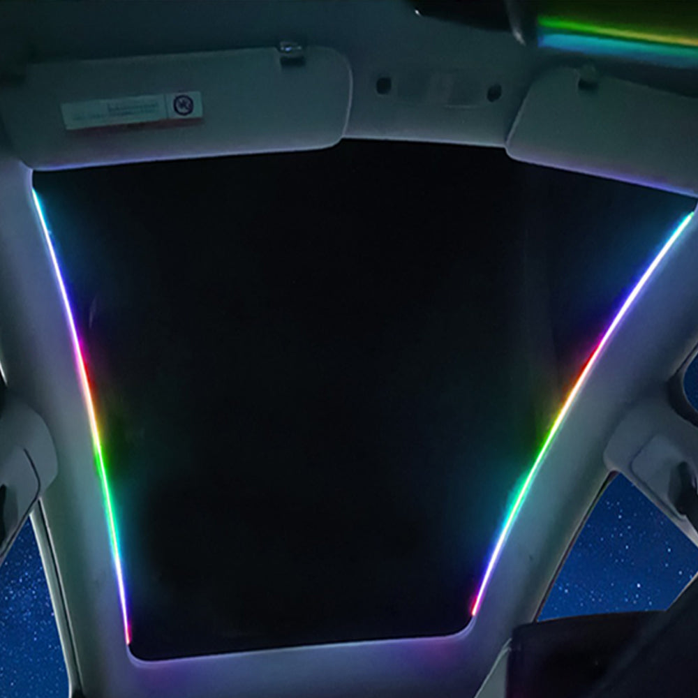 Tesla Model Y Roof Ambient Lighting Sunroof Streamer Ambient Light