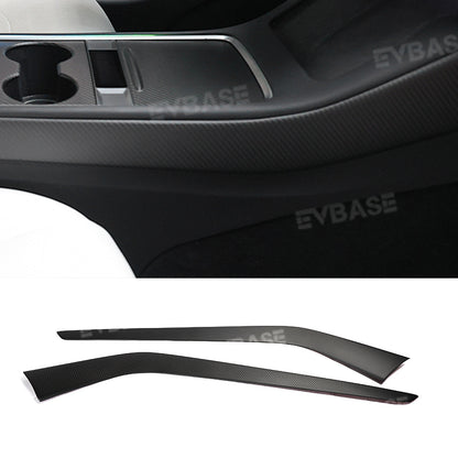 Tesla Model Y 3 Full Interior Carbon Fiber Upgrade Kit Real Molded Carbon Fiber Cover Wrap Trim Overlay Protection