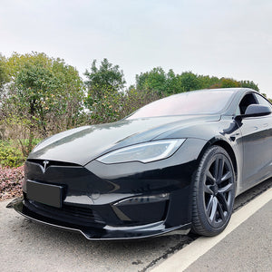 Tesla Model S Front Bumper Lip ABS Splitter Performance Spoiler Racing Style