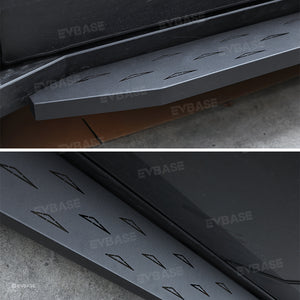 Upgrade Tesla Cybertruck Running Boards Side Steps Nerf Bars Exterior Brackets EVBASE