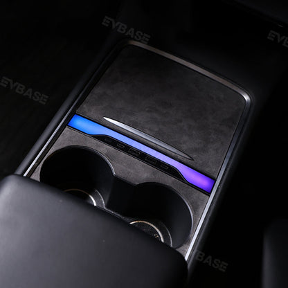 Tesla RGB USB Hub Adapter With Ambient Light Model 3 Y Center Console Multiport