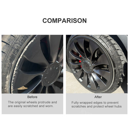 Tesla Rimcase for Tesla Model Y 21-inch RimCase Tesla Überturbine Wheels Rim Protector Set of 4