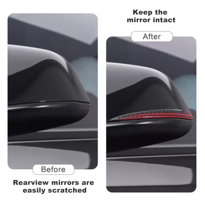 EVBASE Model 3 Y Side View Mirror Anti-Scratch Trim Covers ABS Edge Protector