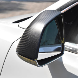 EVBASE Real Carbon Fiber Side Rearview Mirror Cover For Tesla Model 3/Highland/Y