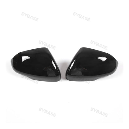 Rivian R1S Door Side Mirror Covers ABS Glossy Black Trim Protective Cover Rearview Mirror Caps