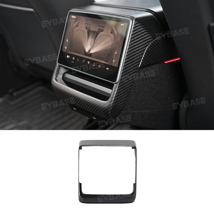 Tesla Model Y Juinper Real Carbon Fiber Upgrade Kit Full Interior Protection Cover Trim Overlay