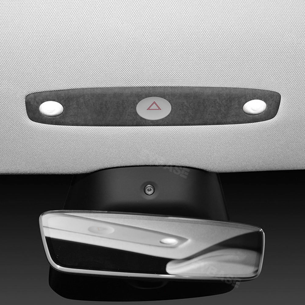 EVBASE Tesla Model 3 Highland Alcantara Reading Light Cover Sticker Dome Lamp Trim Panel