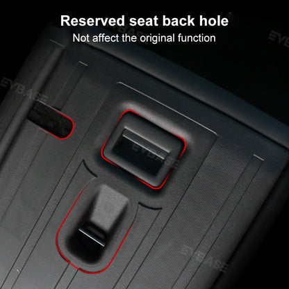 Tesla Model 3 Y Seatback Mat Protector TPE Wear Resistant Rear Second Row Backrest Seat Cover