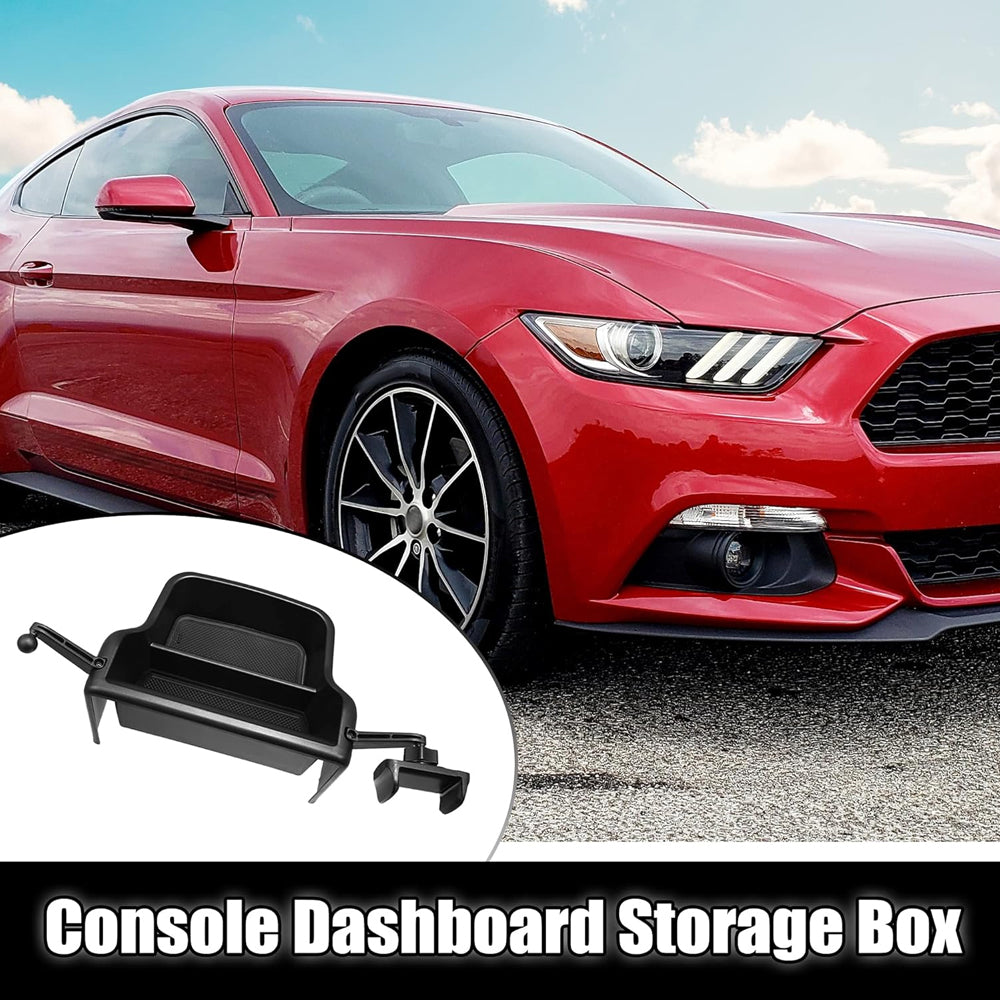 Ford Mustang Mach E Center Console Dash Storage Box Organizer 360° Rotatable Dashboard Phone Holder