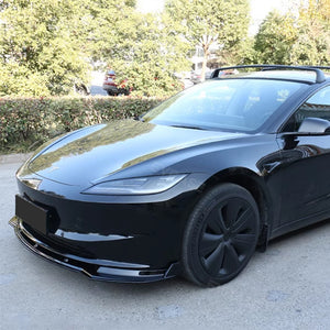 Tesla Model 3 Highland Front Bumper Lip ABS Splitter Front Apron Body Kits Spoiler Fascia 3-Stage