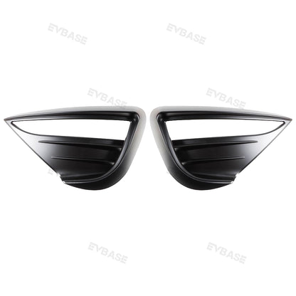 Tesla Model Y Fog Light Trim Cover ABS Front Fog Lamp Frame Protection Cover