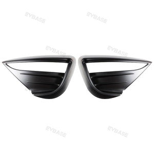 Tesla Model Y Fog Light Trim Cover ABS Front Fog Lamp Frame Protection Cover