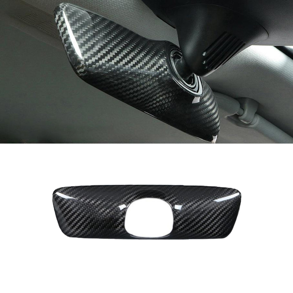 Tesla Interior Rearview Mirror Cover Model 3 Y Real Carbon Fiber Rearview Mirror Backside Overlay