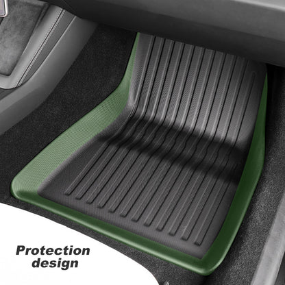 Floor Mats for Tesla Model 3 Highland All-Weather Tesla Floor Mats Front Rear Model 3 Highland Interior Accessories