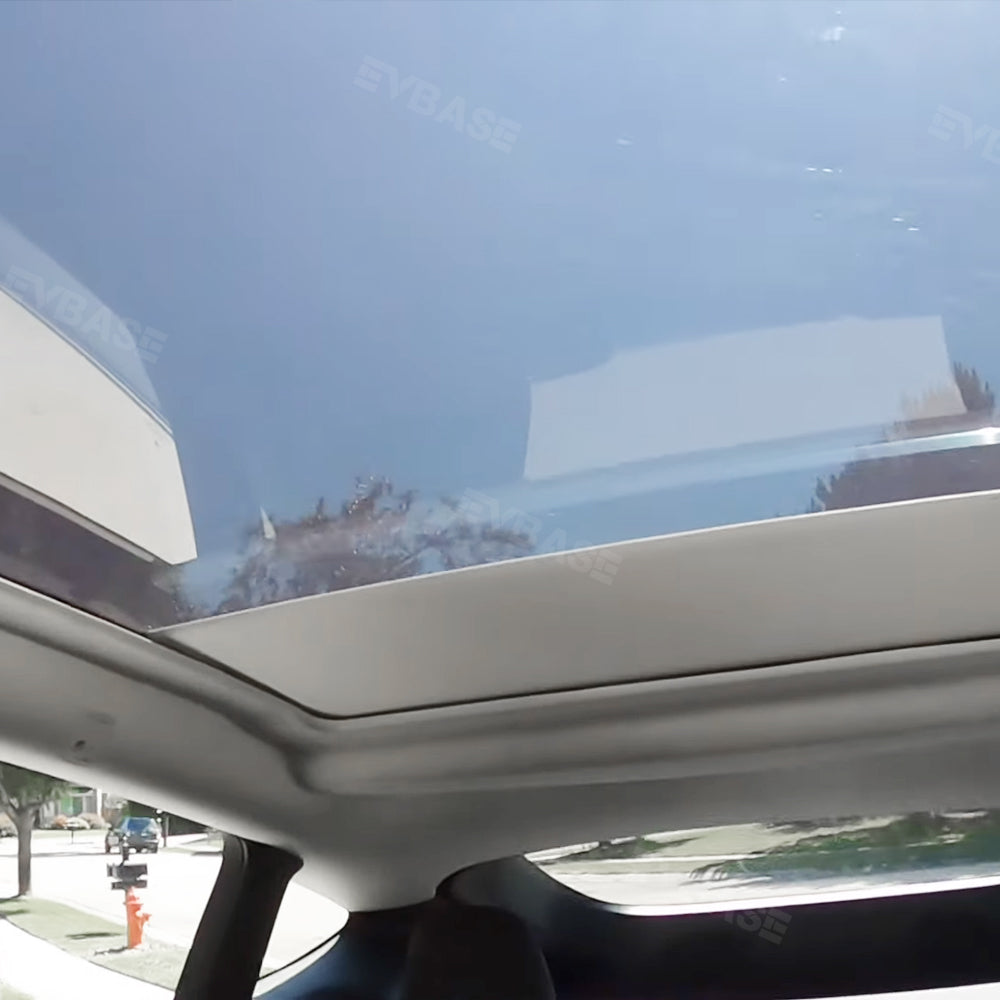 EVBASE Tesla Model Y Electric Automatic Shades Glass Roof Powered Sunshade Retractable Sunshade Model Y Accessories