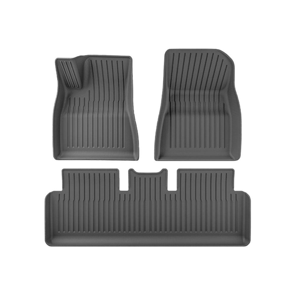 Floor Mats for Tesla Model 3 Highland All-Weather Tesla Floor Mats Front Rear Model 3 Highland Interior Accessories