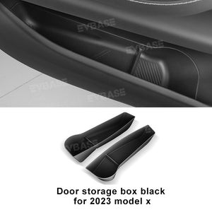 Tesla Model 3 Y X S Door Storage Box TPE Organizer Tray Waterproof Door Side Protector