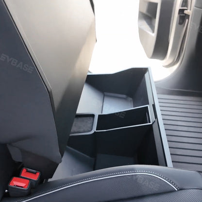 Tesla Cybertruck Underseat Storage Box ABS Organizer Bin With Dividers