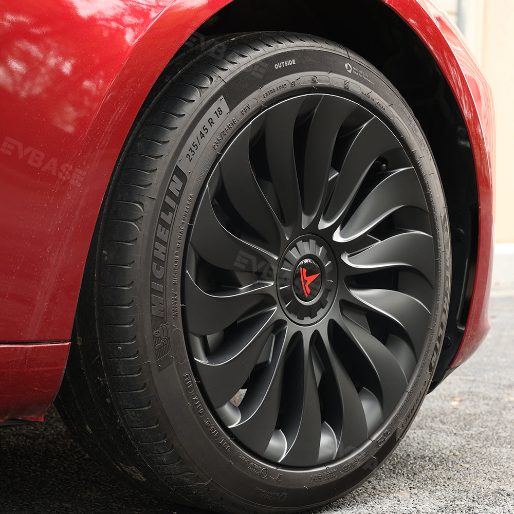 Tesla Model 3 Highland 18inch Überturbine Wheel Covers Photon Wheel Caps Matte Hub Caps 4PCS