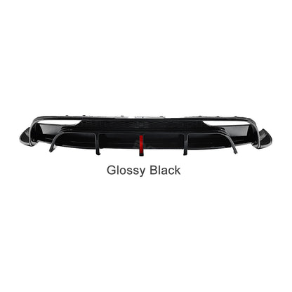 Tesla Model 3 Highland Rear Diffuser Bumper Lip ABS Spoiler Splitter Replacement With Brake Light