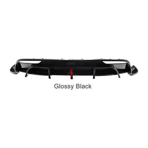 Tesla Model 3 Highland Rear Diffuser Bumper Lip ABS Spoiler Splitter With Brake Light