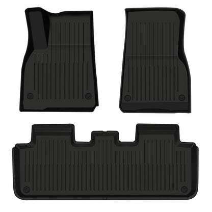 50%OFF - Tesla Model Y Floor Mats 3D TPE Anti-Slip Waterproof All Weather EVBASE (Left-Hand Side)