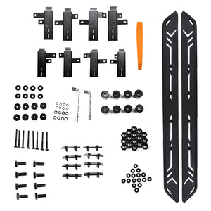 EVBASE Tesla Cybertruck Running Boards Nerf Bars Side Steps Cybertruck Exterior Brackets