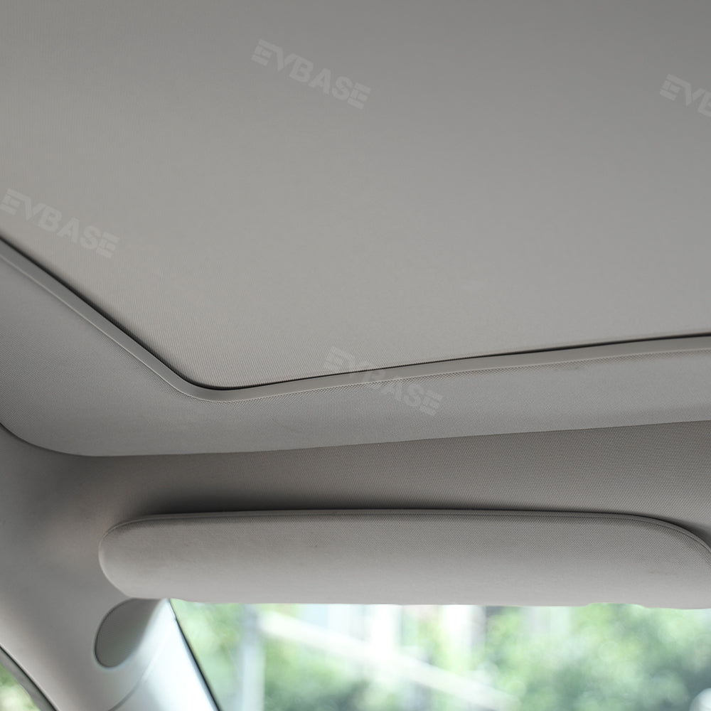 EVBASE Tesla Model Y Automatic Electric Sunshade Glass Roof Powered Sunshade Retractable Window Shades