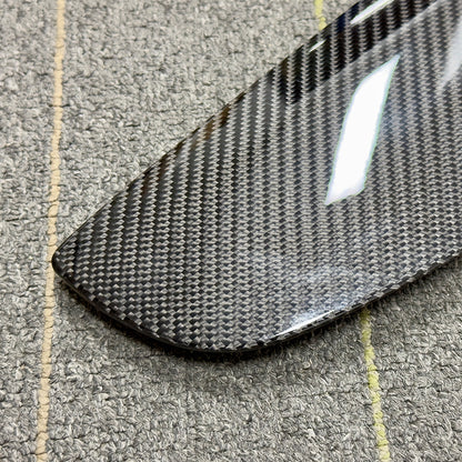 EVbase Real Carbon Fiber Tesla Armaturenbrett-Fronttür-Abdeckungsverkleidung für Modell 3 Y